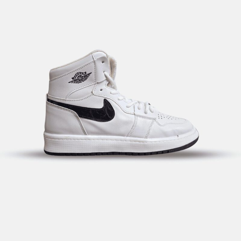 کفش جردن ساقدار سفید ورنی Air Jordan 1 Retro کد 293418 - Image 1
