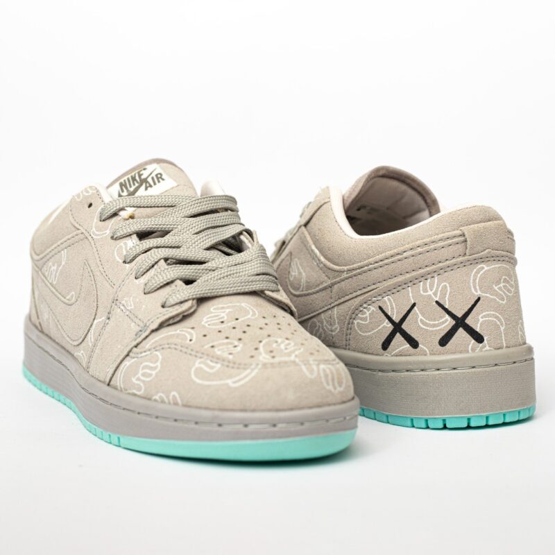 کفش لویی ویتون سفید آبی | کتونی louis vuitton x nike کد 288259 - Image 3