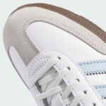 کفش اسپرت کتانی سامبا زنانه و مردانه سفید آبی samba adidas کد 275951 - Image 2