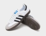 کفش اسپرت کتانی سامبا زنانه و مردانه سفید مشکی samba adidas کد 262501 - Image 3