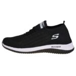 کفش پیاده روی مشکی اسکیچرز بافت skechers کد 286985